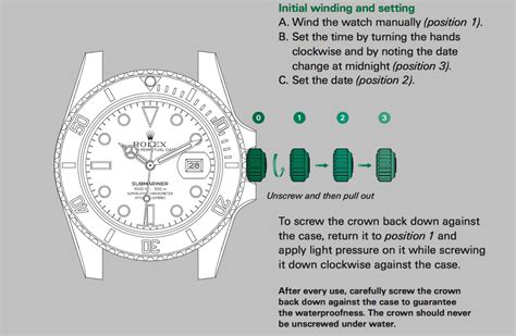 how to set the date on my rolex watch